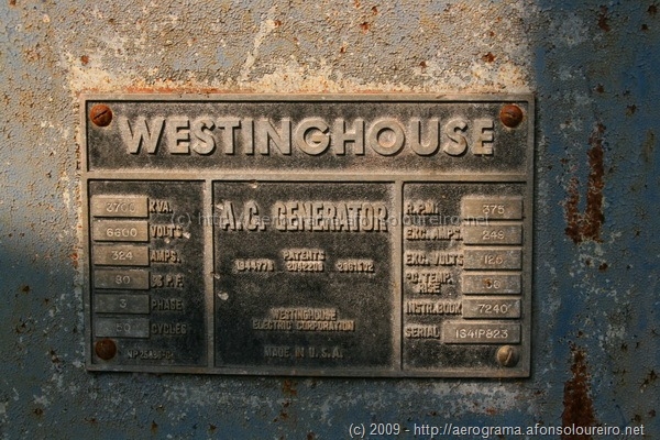 Chapa característica Westinghouse